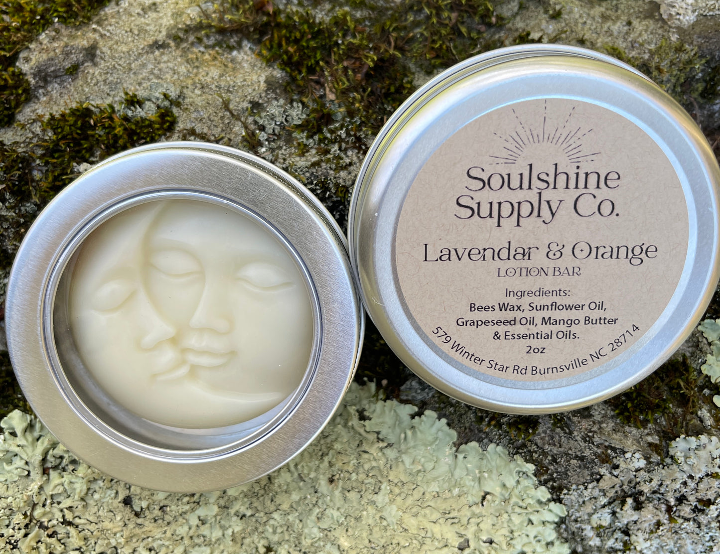 Solid Lotion Bars *Lavender & Orange*